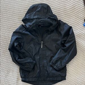 Boys black fleece lined jacket